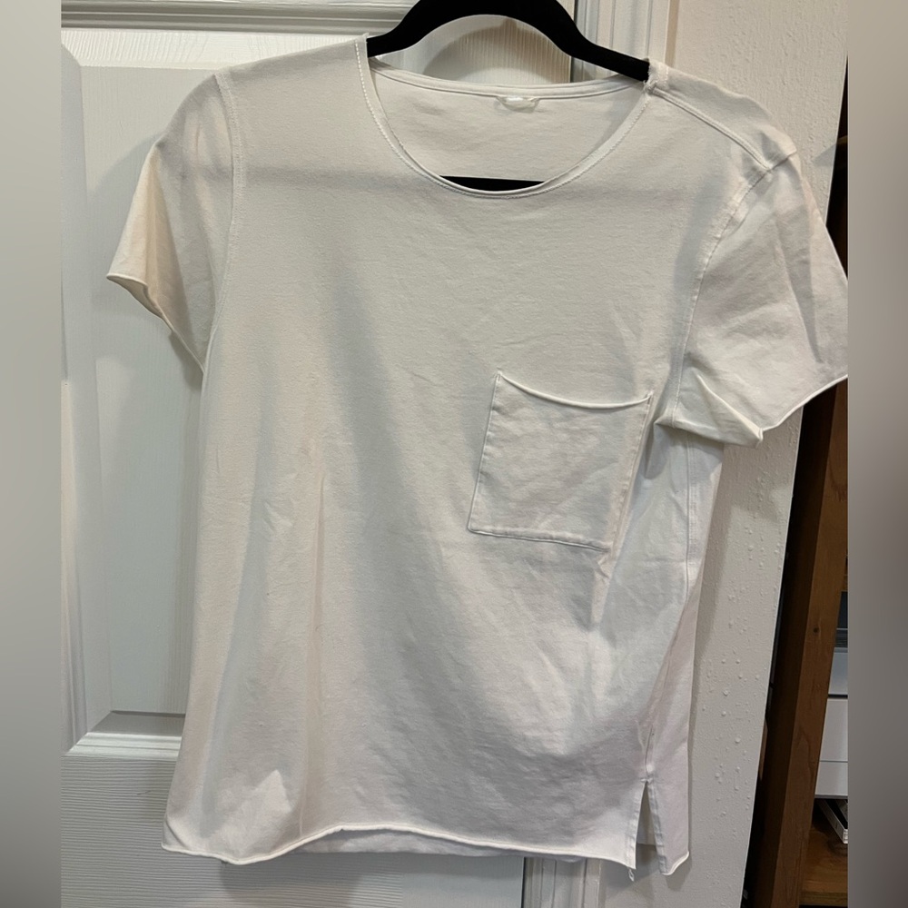 Kit and Ace white pocket tee; Small